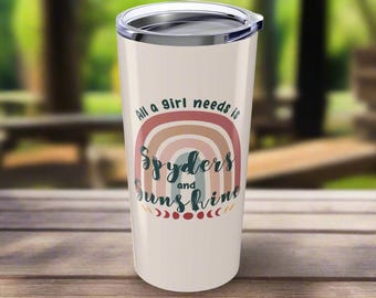 Spyders and Sunshine Travel Mug: Can-Am Spyder Moto Mom Gift