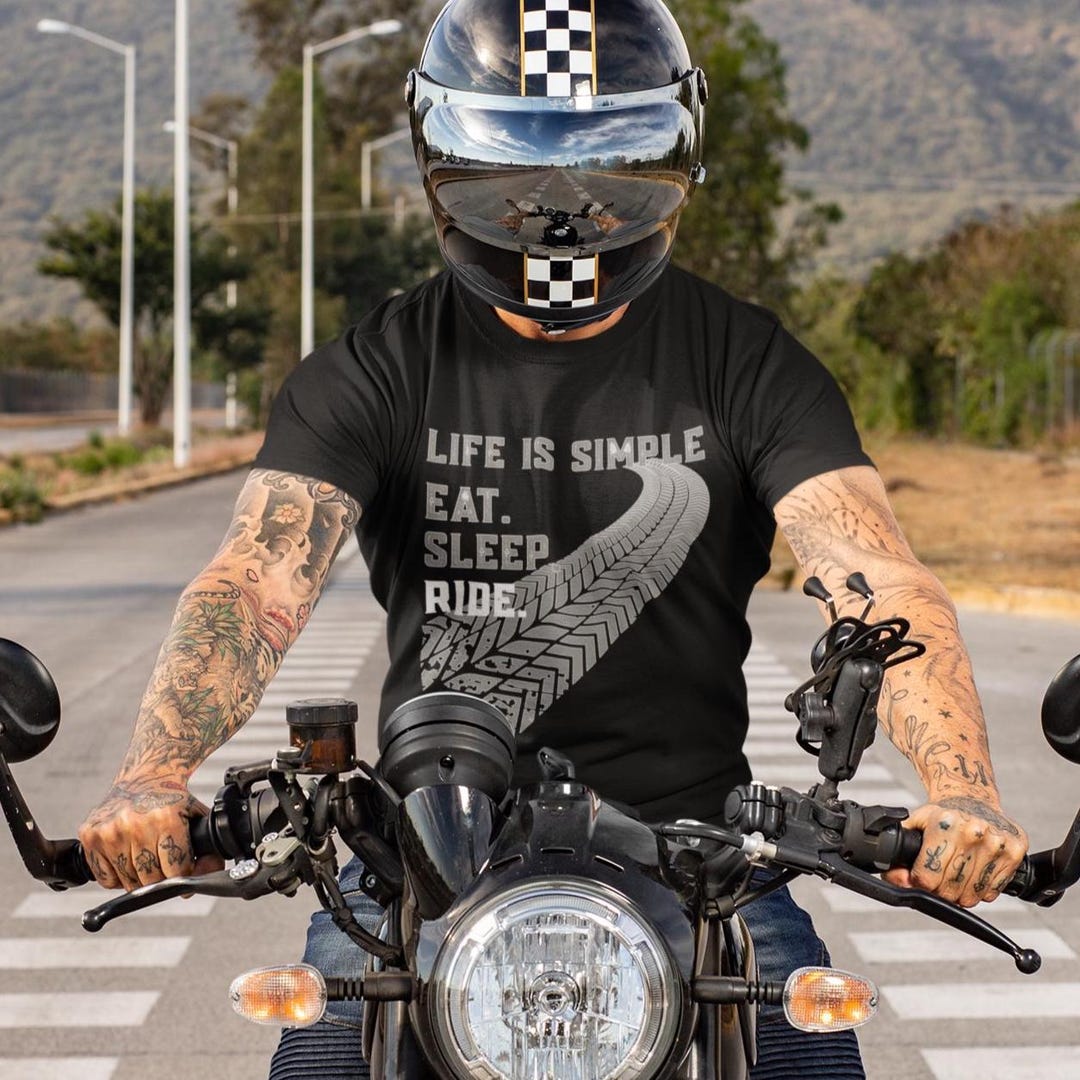Eat Sleep Ride Eat Sleep Ride Biker T-shirt | Motorcycle Lover Gift - Etsy