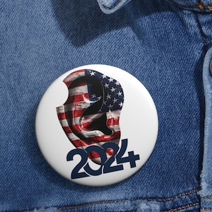 The Ear 2024 Pin, Donald Trump Election Pin, MAGA Pin, Republican Election Pin, Election 2024 Pin, Trump 2024, Trump Support Pins, Vance