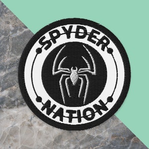 Can-Am Spyder Nation Embroidered Patch, Applique Patch, CanAm Spyder Trike Patch, Spyder Lover Gift, Jacket Patch, Vest Patch, Can Am Spyder