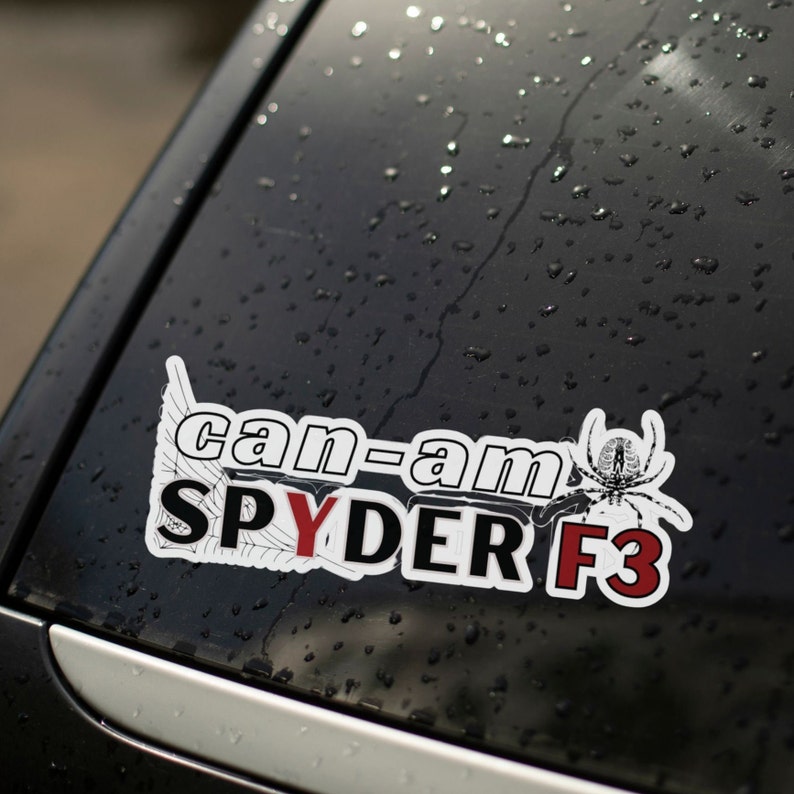 Can-am Spyder F3 Decal: Kiss-cut Vinyl Sticker - Etsy