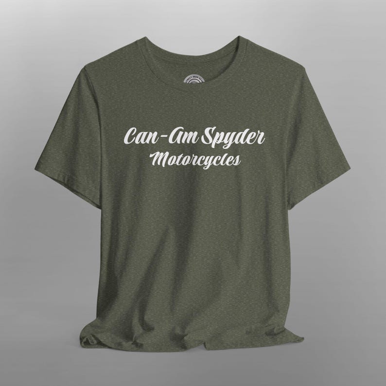 Can-Am Spyder Women's T-Shirt: Trike Motorcycle Rider Gift Heather Military Green