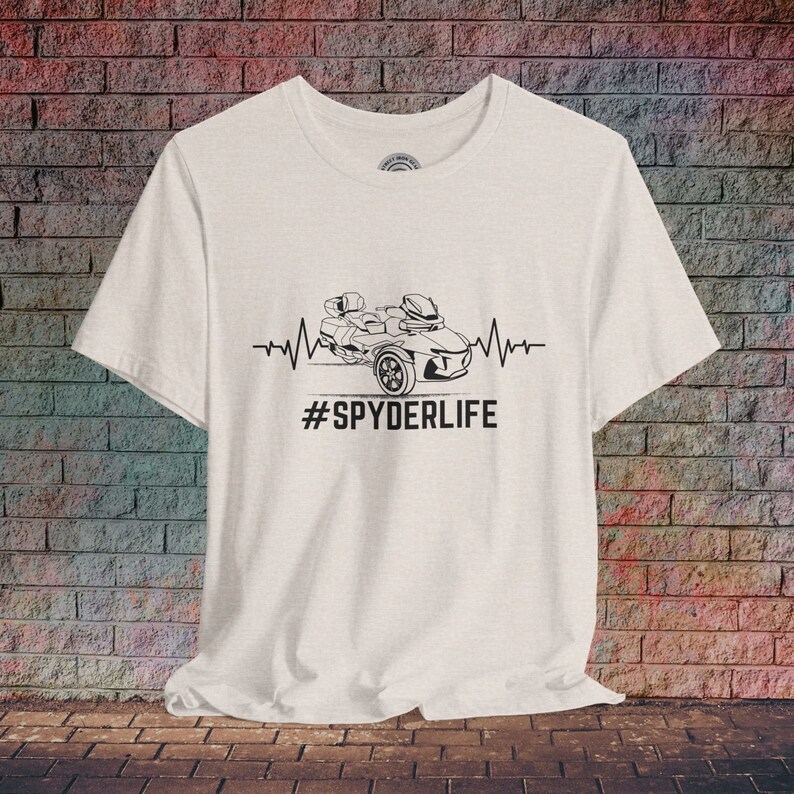 Can-Am Spyder RTL T-Shirt: Moto Mom Gift, #SpyderLife Graphic Heather Dust