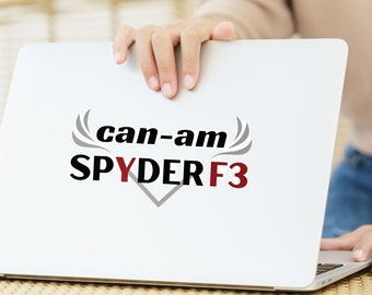 Can-Am Spyder F3 Decal: Sleek Motorcycle Trike Sticker