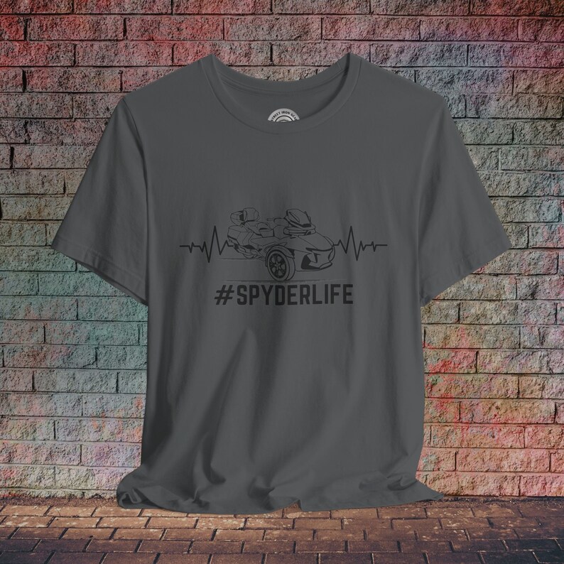 Can-Am Spyder RTL T-Shirt: Moto Mom Gift, #SpyderLife Graphic Asphalt