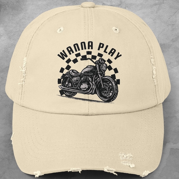 Tech Design Motorcycle Baseball Cap - Embroidered Cotton Adjustable Dad Hat, Unisex, Multiple Designs