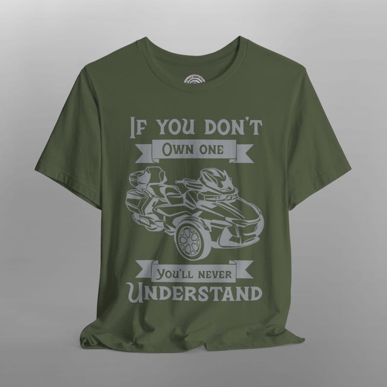 Can-Am Spyder RT T-Shirt: Trike Rider Pride Apparel Military Green