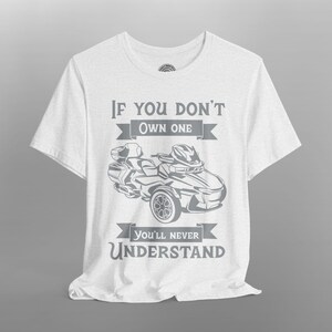 Can-Am Spyder RT T-Shirt: Trike Rider Pride Apparel Ash