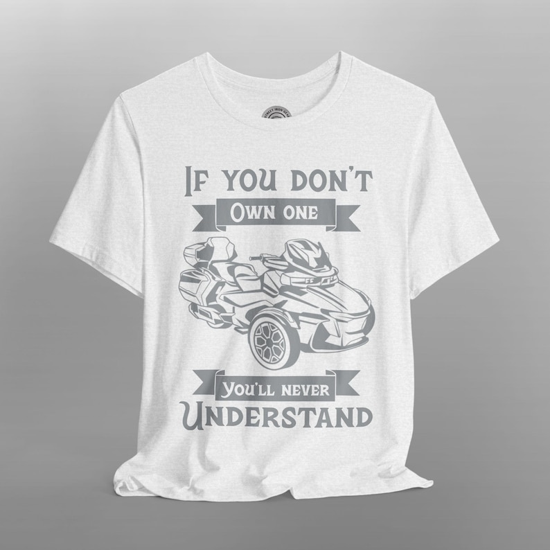 Can-Am Spyder RT T-Shirt: Trike Rider Pride Apparel Ash