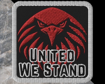 American Eagle Embroidered Patch: Patriotic USA Pride (3 inch)