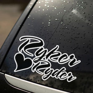 Can-Am Ryker Ryder Boho Heart Motorcycle Helmet Decal Gift for Mom | Wife | Sister | Girlfriend, Womens Spyder Roadster Motorcycle Sticker