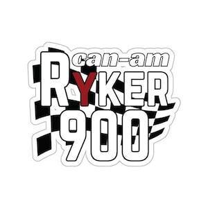 Can-Am Ryker 900 Motorcycle and Helmet Decal, Can Am Ryker Sticker, Motorcycle Decal, Ryker Bike and Helmet Decal, Ryker 900 Trike, CanAm