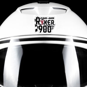 Can-Am Ryker 900 Motorcycle and Helmet Decal, Can Am Ryker Sticker, Motorcycle Decal, Ryker Bike and Helmet Decal, Ryker 900 Trike, CanAm