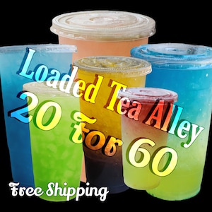 Mega Loaded Tea Go packs! 20 for 60! Flash Sale! Free Shipping! Bulk orders! Loaded Teas!