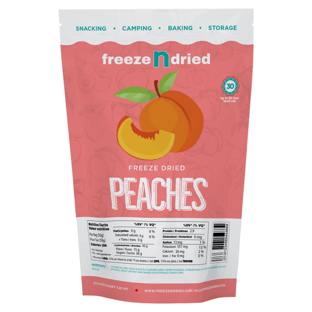 Freeze Dried Peaches - Etsy