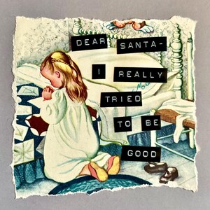 Caro Babbo Natale, ho provato.. - The Snarky Swede Biglietti di auguri originali per adulti divertenti e di Natale - fatti a mano - stampa su ordinazione