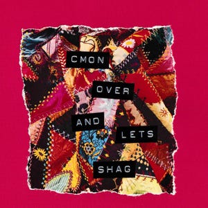 Cmon over + Shag… Valentijnsdagwenskaart / Hilarische handgemaakte vintage geïnspireerde kaarten voor volwassenen!