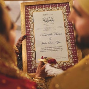 Exklusives Nikah-Zertifikat