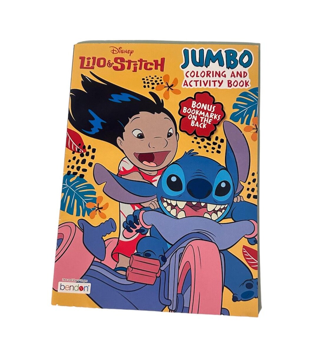 Lilo & Stitch Jumbo Coloring and Activity Book - Etsy