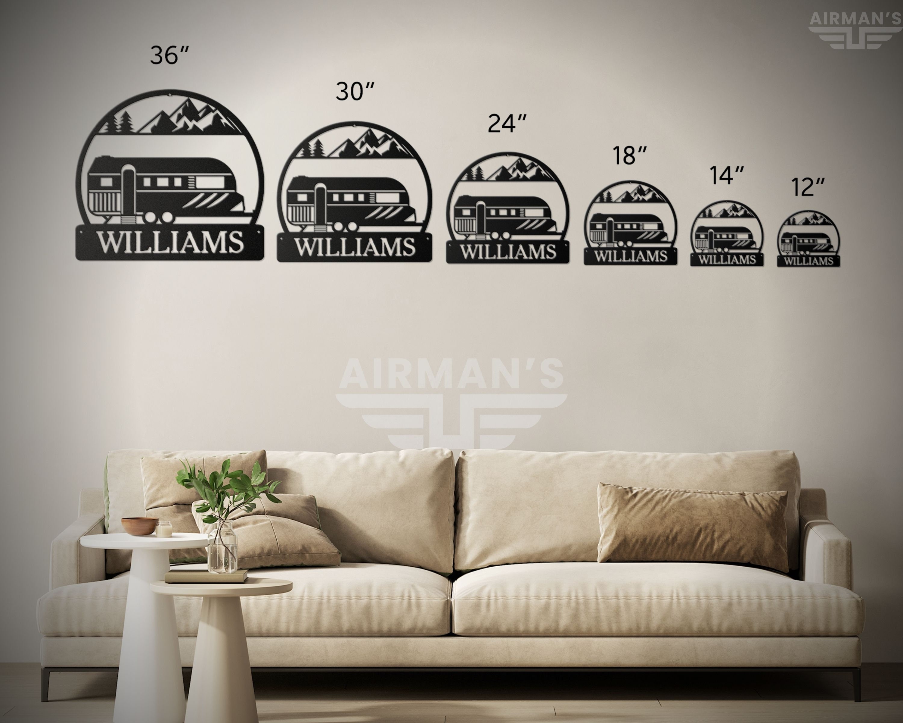 Custom Rv 5th Wheel Led Name Sign, Personalized Rv Camping Neon Led ...