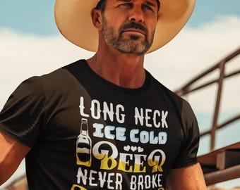 Bier hat nie mein Herz Unisex T-Shirt: Country-Musik-T-Shirt