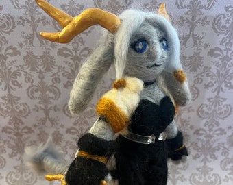 Sybil Pseudoregalia Posable Needle Felted Doll