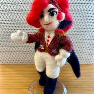 Custom Small Needle Felted Posable Figure
