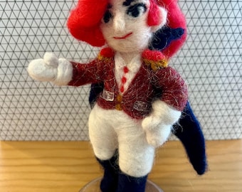 Custom Small Needle Felted Posable Figure