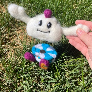 mallow super mario rpg posable needle felt doll lifestyle 2