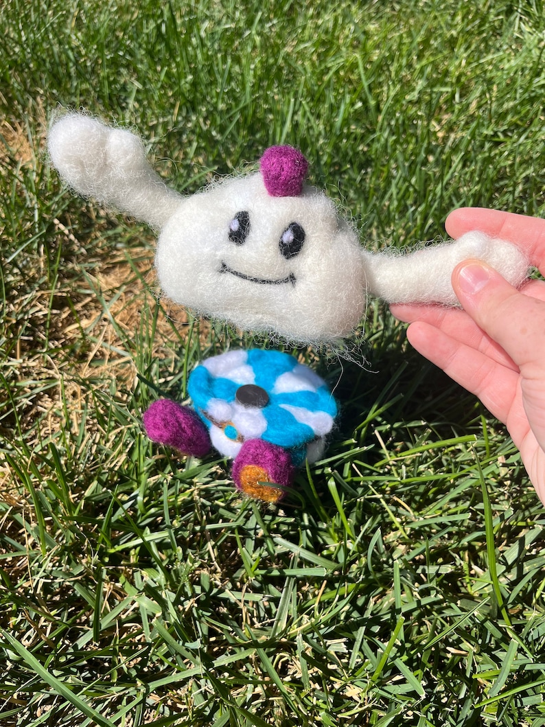 mallow super mario rpg posable needle felt doll lifestyle 2