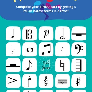 Music Theory Bingo