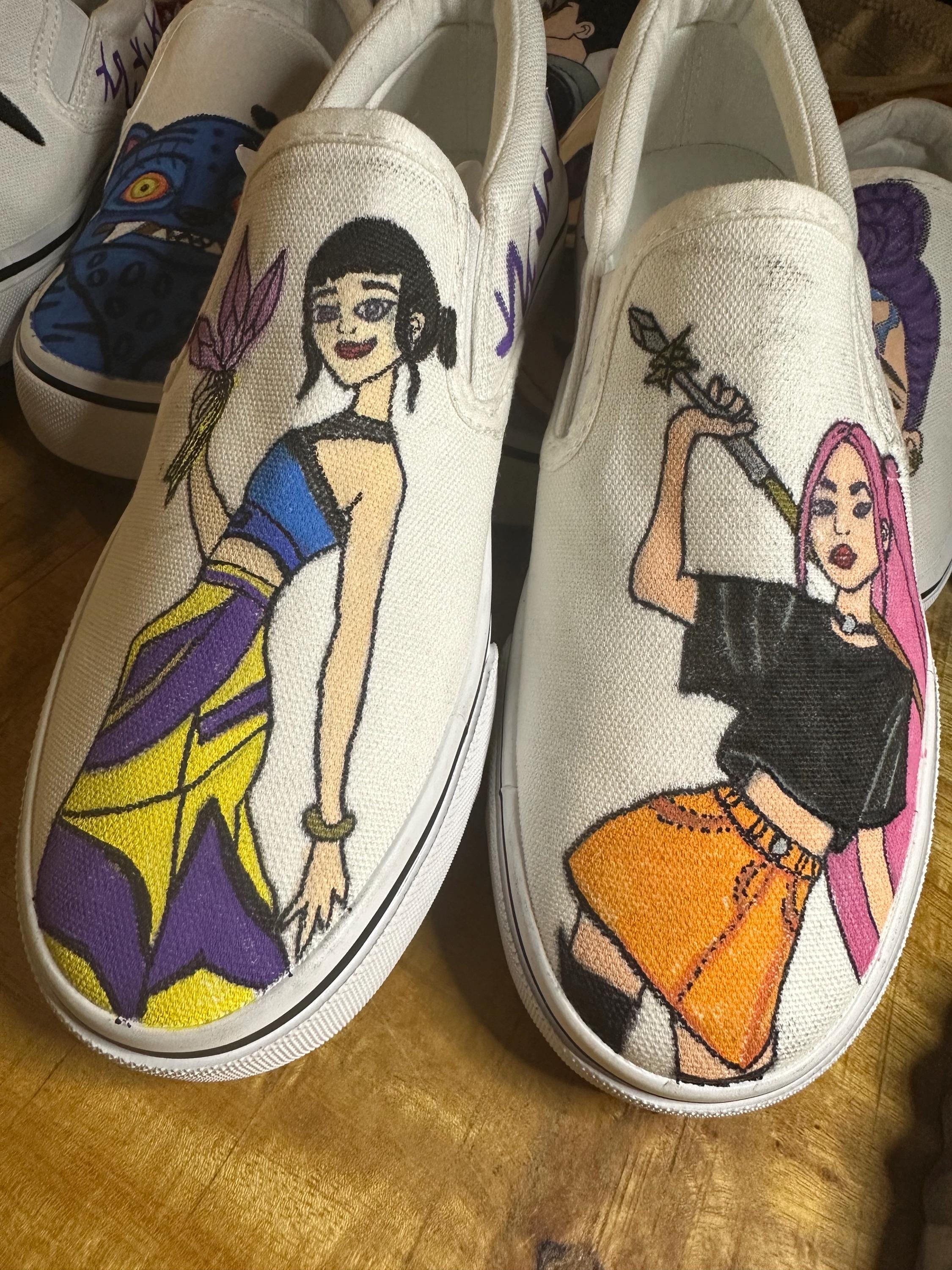 Kpop Demon Hunters Inspired Shoes - Etsy