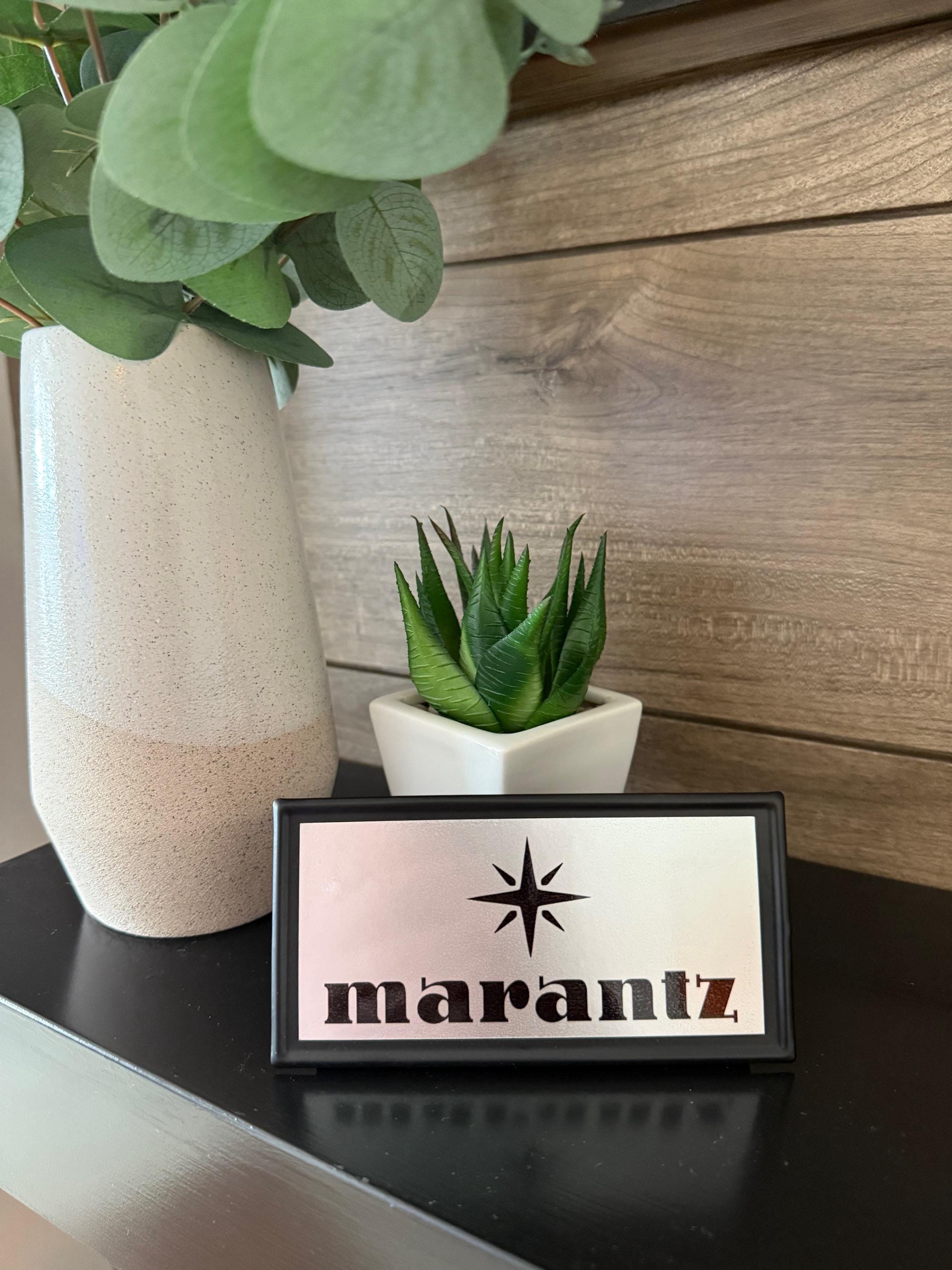 Marantz Logo Shelf Art, Pioneer, Sansui, Yamaha, Kenwood, Technics
