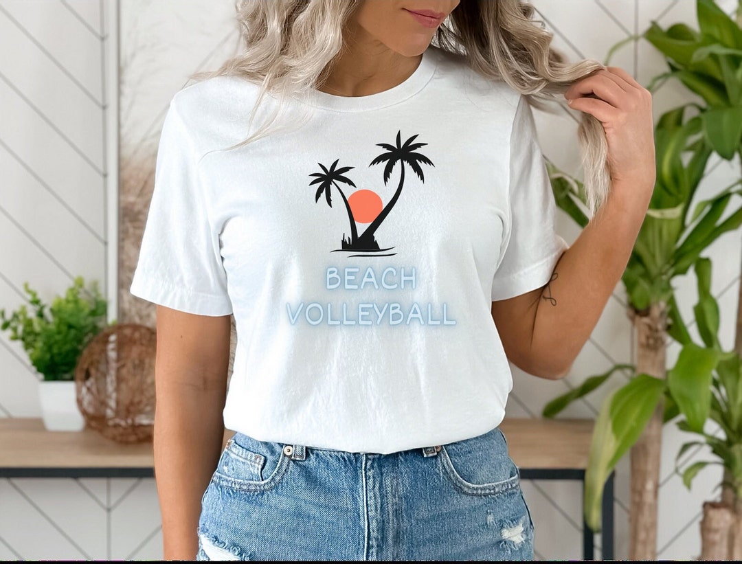 Beach Volleyball Shirts and Volleyball Designs on a Unisex Tee Etsy