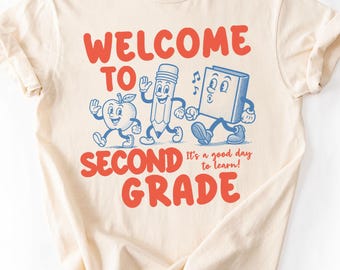 Comfort Colors Retro Second Grade Teacher Shirt, Its a Good Day to Learn, 2nd Grade Teacher Shirt, Second Grade Teacher Tshirt, Elementary