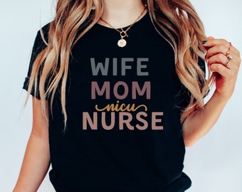 Chemise d'infirmière de soins intensifs néonatals, chemise d'infirmière de soins intensifs néonatale, cadeau d'infirmière de soins intensifs néonatale maman, cadeau d'appréciation d'infirmière, t-shirt d'unité de soins intensifs néonatals,
