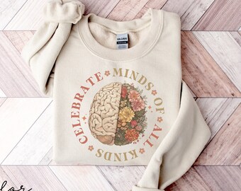 Celebrate Minds of All Kinds, Neurodiversity Shirt, ADHD Shirt, Autism Acceptance Gift for Special, Autism Awareness, Education Teacher