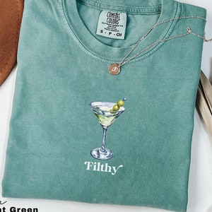 Dirty Martini shirt, Filthy Martini Shirt, Dirty 30 Shirt, Dirty Martini Lover Gift, Funny Cocktail Lover Gift, Tini Time T-Shirt Preppy