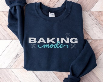 Camicia da forno, modalità panettiere, camicia da forno divertente, camicie da forno, maglietta da panettiere, forniture da forno, regalo per il panettiere, regali per un panettiere, regali per la mamma