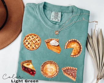 Pumpkin Pie Shirt, Comfort Colors Fall Shirt,Thanksgiving Gift,Thanksgiving Shirt,Thanksgiving tshirt for Women,Fall Apparel,Fall T-shirt