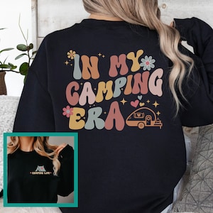 In My Camping Era Sweatshirt, Adventure Awaits, Mountain Sweatshirt, Nature Sweatshirt, Sunset Sweatshirt, Hiking Sweater, Outdoor Lover