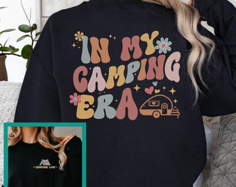 In My Camping Era Sweatshirt, Adventure Awaits, Mountain Sweatshirt, Nature Sweatshirt, Sunset Sweatshirt, Hiking Sweater,