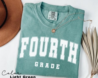 Comfort Colors® Fourth Grade Teacher Shirt, 4th Grade Teacher Shirt, 4th Grade T-Shirt, Fourth Grade TShirt, Elementary School, Teaching Tee