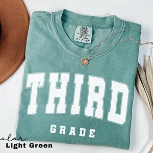 Chemise 3e année Comfort Colors®, T-shirt équipe d&#39;enseignants de 3e année, Chemise d&#39;enseignant 3e année, T-shirt de troisième année, Équipe de troisième année, Crew