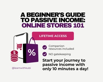 Una guía para principiantes sobre ingresos pasivos: tiendas online 101