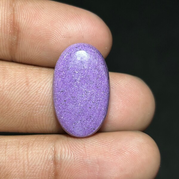 Amazing!!! Stichtite Cabochon, Purple Stichtite Loose Stone,  Stichtite Gemstone Handmade, Stichtite For Jewelry Making 13Cts. {23X14X5}MM