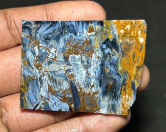 Pietersite Slab, Natural Pietersite Rough Slice, Raw Slab, Not Polished Namibian Pietersite Slab, For Jewelry Making 136Cts. {53X40X5}MM