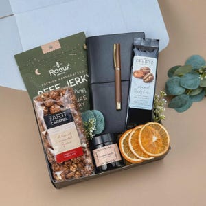 hug in a box, unique gift for dad, gift box for men, Executive Gift, Gourmet Snack Box, Executive Gift Box, grief care package, boyfriend gift, gift box for boss, gift box for teacher, appreciation gifts, corporate gift box, professional thank