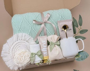 Cozy Hygge Gift Box, Encouragement Gift, Mom Gift Set, Hygee Gift Box, Thinking Of You Box, Cozy Care Package, Self Care Basket, Hygge Set