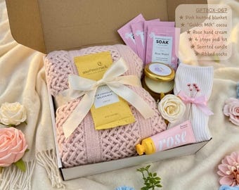 Sending Hugs Gift Box | Thoughtful Care Package for Women | Get Well Soon Present for Recovery | Uplifting Sunshine Set for Her Wellness